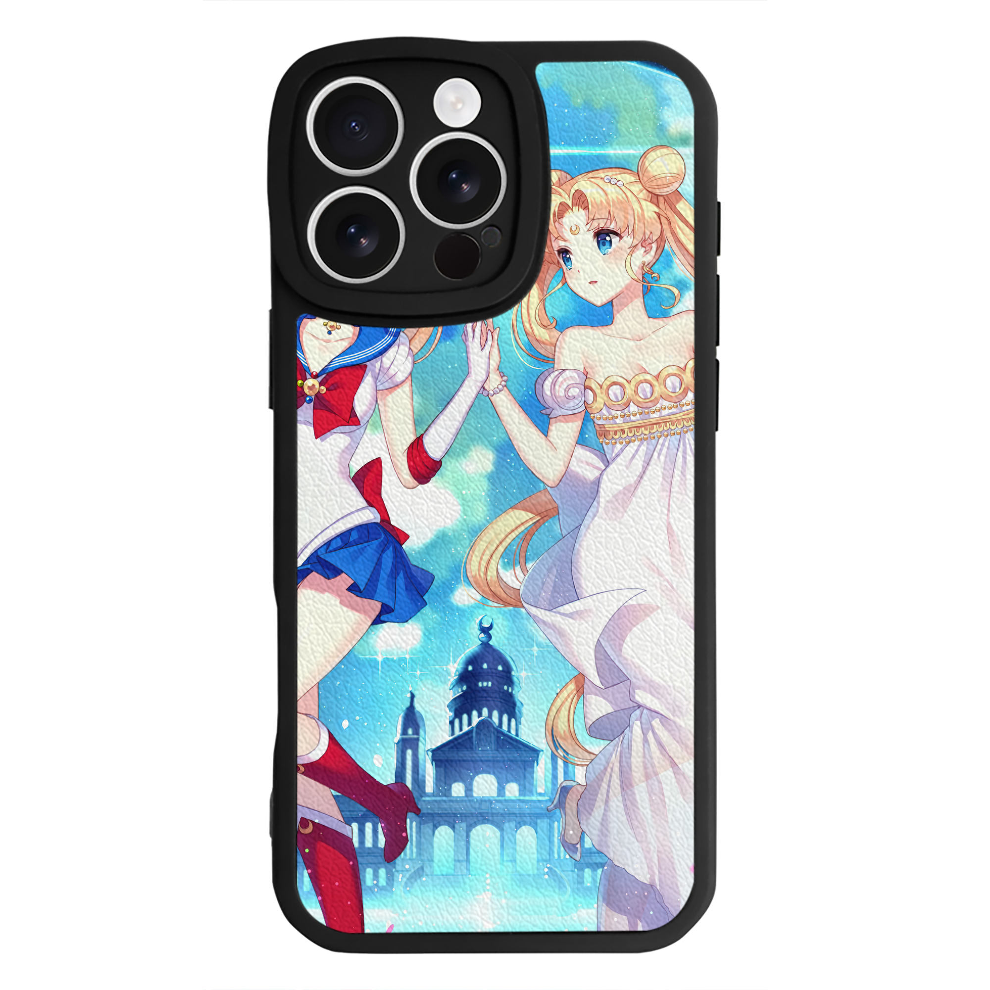 （画像用） 美少女戦士セーラームーン Sailor Moon 【iPhone 16シリーズ対応】シリコンスマホケース（レザー調） 材質：シリコン